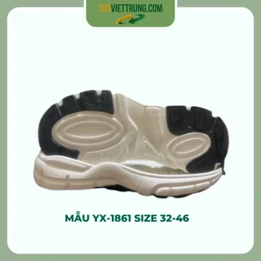 Đế giày mẫu YX-1861 size 32-46