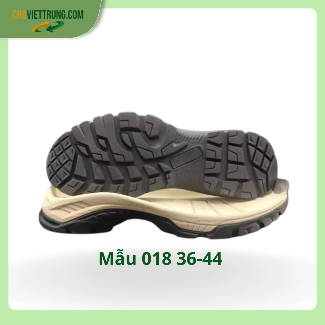 Đế giày Outdoor EVA + RB – Mẫu 018 – Size 36–44