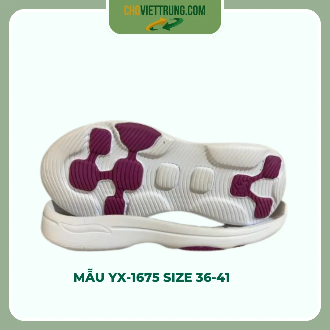 Đế giày mẫu YX-1675 size 36-41