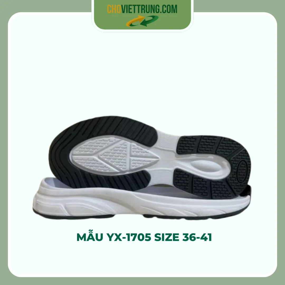 Đế giày mẫu YX-1705 size 36-41